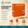 Redington orange wireless earbuds with matching charging case 
