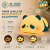 Baby-soft touch panda night light for kids made of 100% BPA-free food-grade silicone emitting warm eye-caring light