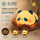 Baby-soft touch panda night light for kids made of 100% BPA-free food-grade silicone emitting warm eye-caring light
