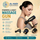 Black professional muscle massager gun with gold accents, quiet brushless motor, and 4 interchangeable massage heads