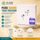 White true wireless earbuds inside and outside portable charging case  